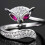 Justerbar rävsvans elegant ring jubileumssmycken present 5