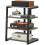 HiFi Stand, with Four Storage Shelves - Dark Grey 2
