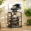 HiFi Stand, with Four Storage Shelves - Dark Grey 4