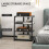 HiFi Stand, with Four Storage Shelves - Dark Grey 6