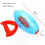 (A Blue) Interactive Elastic Pulling Speed Balls for Kids Adults Sensory Training Outdoor Game 2
