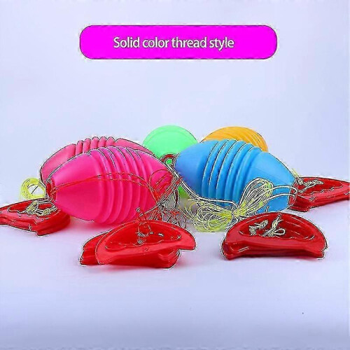 (A Pink) Interactive Elastic Pulling Speed Balls for Kids Adults Sensory Training Outdoor Game 2
