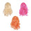 (Orange) Small Dog Wig with Bangs Curls Pet Birthday Prop Adjustable Orange 5
