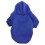 (S, Dark Blue) Felpa calda con cappuccio per cani e gatti, pullover per cuccioli 3