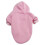 (S, Pink) Felpa calda con cappuccio per cani e gatti, pullover per cuccioli 3