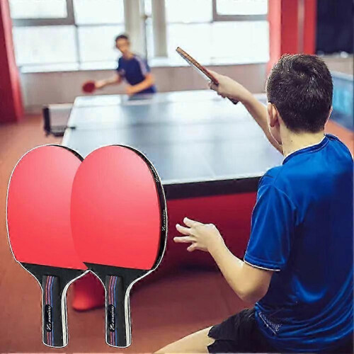 (1pcs) Professional High Elastic Table Tennis Racket for Beginners 2