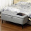 92 x 31cm Linen-Look Storage Ottoman - Light Grey 4