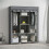 Fabric Wardrobe, with Rails and Shelves - Dark Grey 3