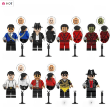 Michael Jackson King of Pop Classic Costume Singer Minifigure Collectible Building Block Toy
