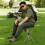 Walking Stick with Seat 2in1 Foldable Hiking Camping 15