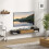 140 cm Floating TV Stand with Storage - Charcoal Grey 4