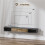 140 cm Floating TV Stand with Storage - Charcoal Grey 5