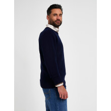 Jack Pyke Ashcombe 100% Lambswool Crew Neck Knitted Jumper Pullover Navy Blue XXX-Large