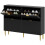 Elegant Four-Drawer Shoe Cabinet - Black 2