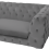 Beliani Sofa 3 Seater SOTRA Velvet Grey 11