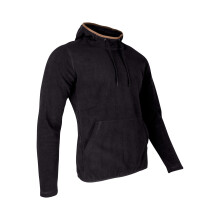 JACK PYKE Unisex Adult Regular/Classic Country Hoodie with Antiqued Faux Leather Piping - Anthracite