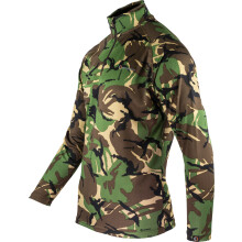 SPEERO Men's Quarter Zip Armour Top, DPM Camo Long Sleeve Shirt XX-Large