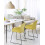 Beliani Set of 2 Dining Chairs SYLVA Yellow 12