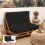 Two Piece Seat Pallet and Back Cushions - Black 4