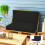 Two Piece Seat Pallet and Back Cushions - Black 3