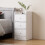 Living And Home Modern 3-Drawer Bedside Table 2