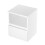 Living And Home Wooden Nightstand Bedside Table with Drawer 2