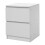 Living And Home Wooden Nightstand Bedside Table with 2 Drawers 3