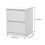 Living And Home Wooden Nightstand Bedside Table with 2 Drawers 6