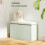 Elegant Eight Shoe Bench, with Top Seat - Green 6