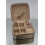 Square Jewellery Box - Champagne Gold 1