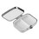 5.6x4.2cm Rectangle Stainless Steel Pill Case - Mini Pill Organizer Holder, Silver 2