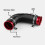 Red Telescopic Flexible Air Intake Hose 3 Inch 76mm Adjustable 5