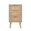 Living And Home Three-Drawer Bedside Table Nightstand 3