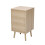 Living And Home Three-Drawer Bedside Table Nightstand 5