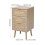 Living And Home Three-Drawer Bedside Table Nightstand 6