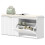 Elegant Ten Shoe Bench, with Top Seat - White 2