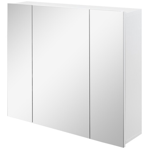 Wall Mounted Mirror Cabinet - White 1