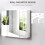 Wall Mounted Mirror Cabinet - White 6