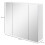 Wall Mounted Mirror Cabinet - White 5
