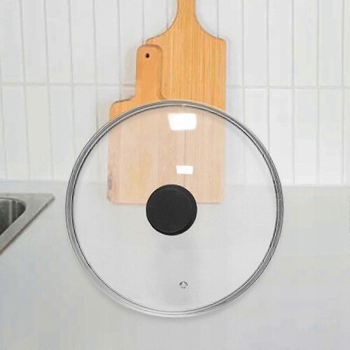 Glass Lid, Diameter 34 Cm, for Replaceable Lid. Universal Lid 2
