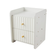 Bedside Table with Dual Drawers