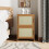 Living And Home 2-Tier Nightstand Bedside Table 3