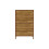 Living And Home 2-Tier Nightstand Bedside Table 5