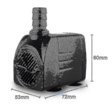Submersible Pump, Ultra Quiet Water Pump with Fountain Pump with 5ft -aya