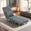 Homcom HOMCOM Single Sofa Bed, 3-in-1 Convertible Folding Chair Bed, Dark Grey 2