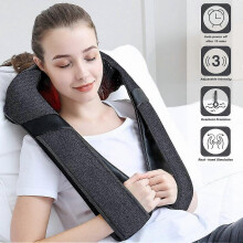 Gifts for Women and Men, Neck Massager for Pain Relief (Deep Tissue), Electric Back Massager with Heat