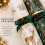 6 Large Deluxe Christmas Crackers Green Deer Design 4