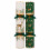 6 Large Deluxe Christmas Crackers Green Deer Design 7