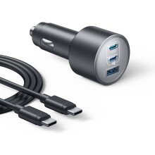 Car Charger, Anker 167.5W Max 3-Port Car Charger Adapter, USB-C Car Adapter for
