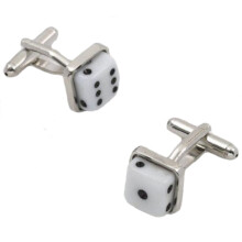 Dice Cufflinks Six & One